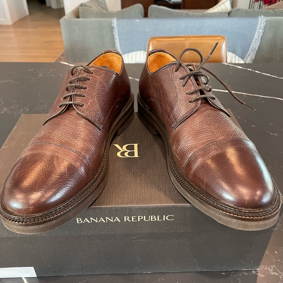 Leather Cap Toe Derby - Picture 1 of 5